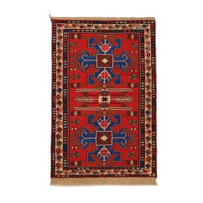 گلیم دستبافت یک و نیم متری مدل ورنی کد 4040490