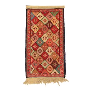 گلیم دستبافت نیم متری مدل ورنی کد 40404103