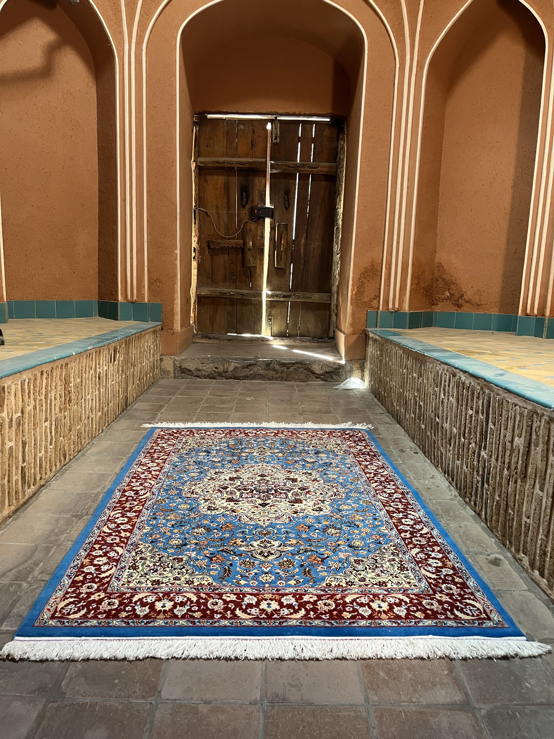 فرش دستباف دو متری گره کارپت طرح سیف کد 4010744