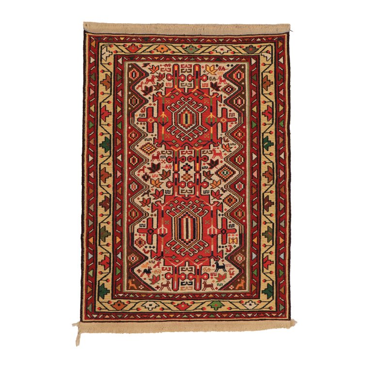 گلیم دستبافت یک متری مدل ورنی کد 4031215