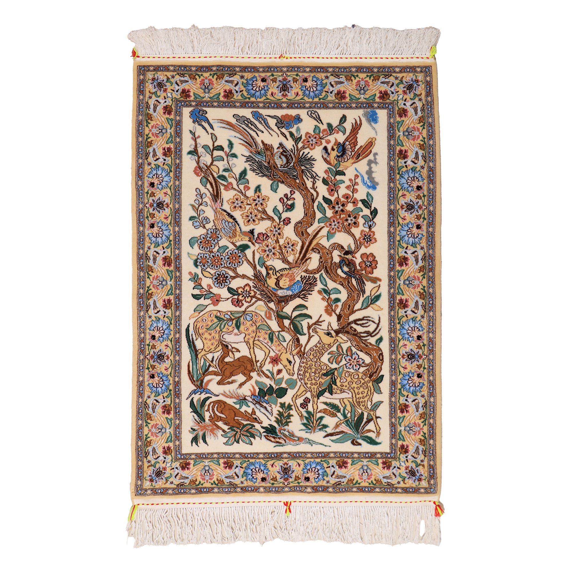 فرش شکارگاه بیات ( تولید گره کارپت )