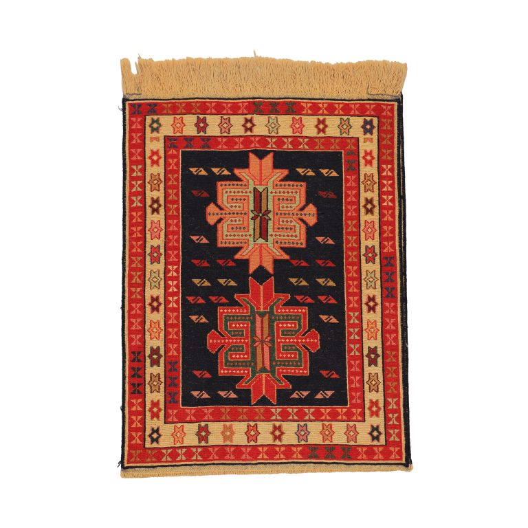 گلیم دستبافت یک متری مدل ورنی کد 4031214