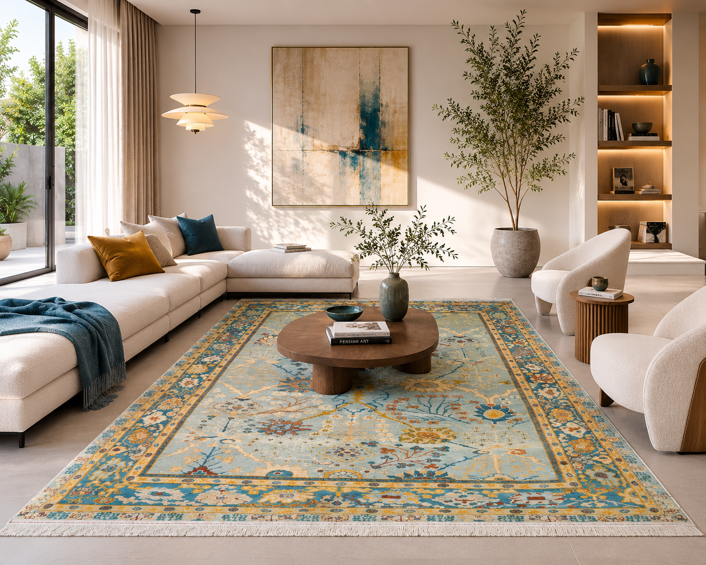 فرش دستباف سلطان آباد برای سفارش این فرش به سایت گره کارپت مراجعه کنید و برای مشاهده و سفارش انواع فرش سلطان آباد در طرح و ابعاد و رنگ دلخواه خود به صورت اقساطی به سایت گره بافت مراجعه کنید